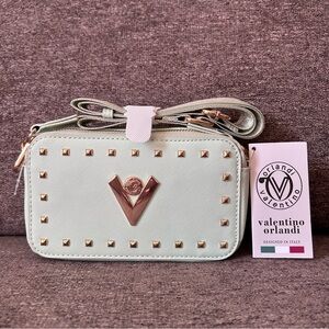 Valentino Orlandi Mint Green Crossbody Bag